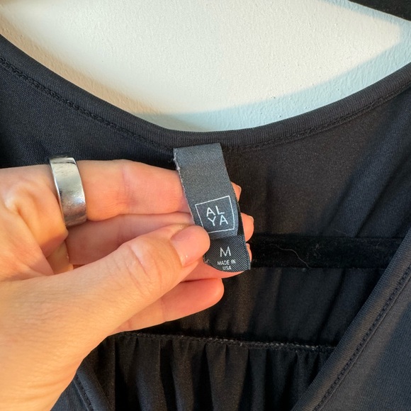 Black Tee Dress - Picture 3 of 3